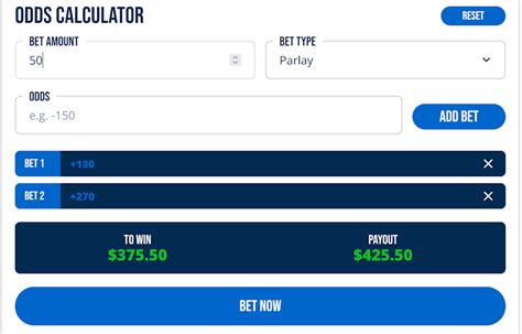 Parlay Calculator For Sports Betting Odds .